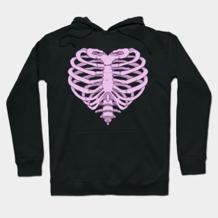 Heart of Bones Skeleton. Hoodie